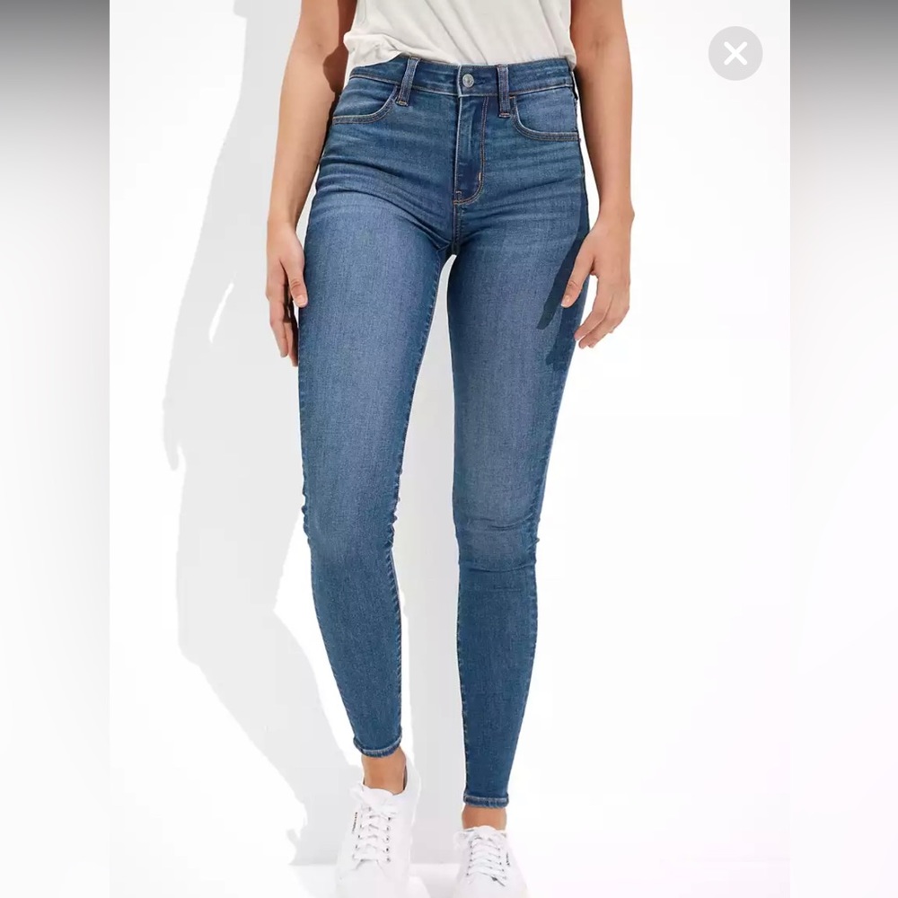American Eagle Ne(x)t Level Skinny Jean Jegging Size 4 Long